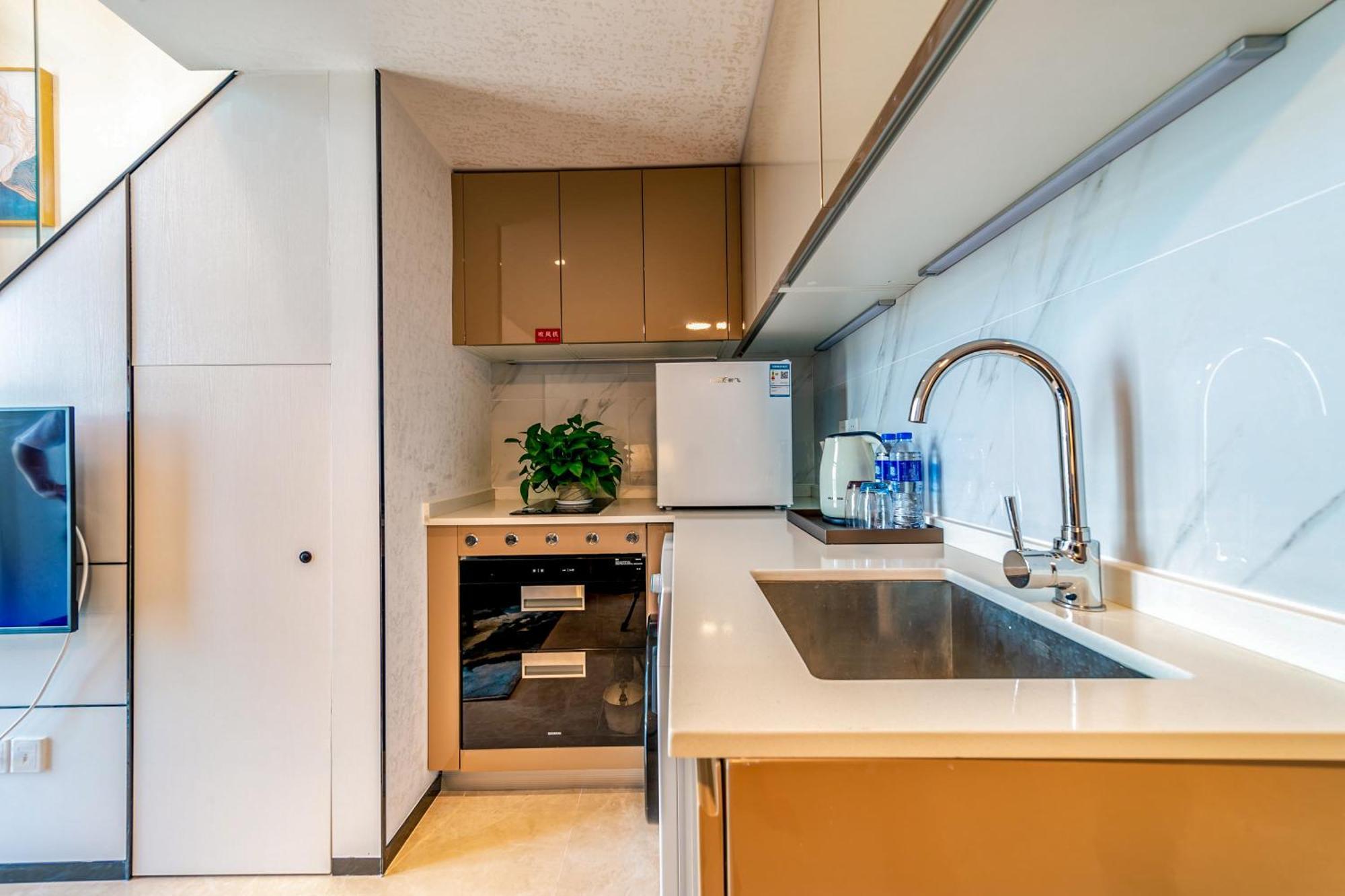 Boruisi Plaza Residence Apartment - Shenzhen Futian Convention & Exhibition Center Экстерьер фото
