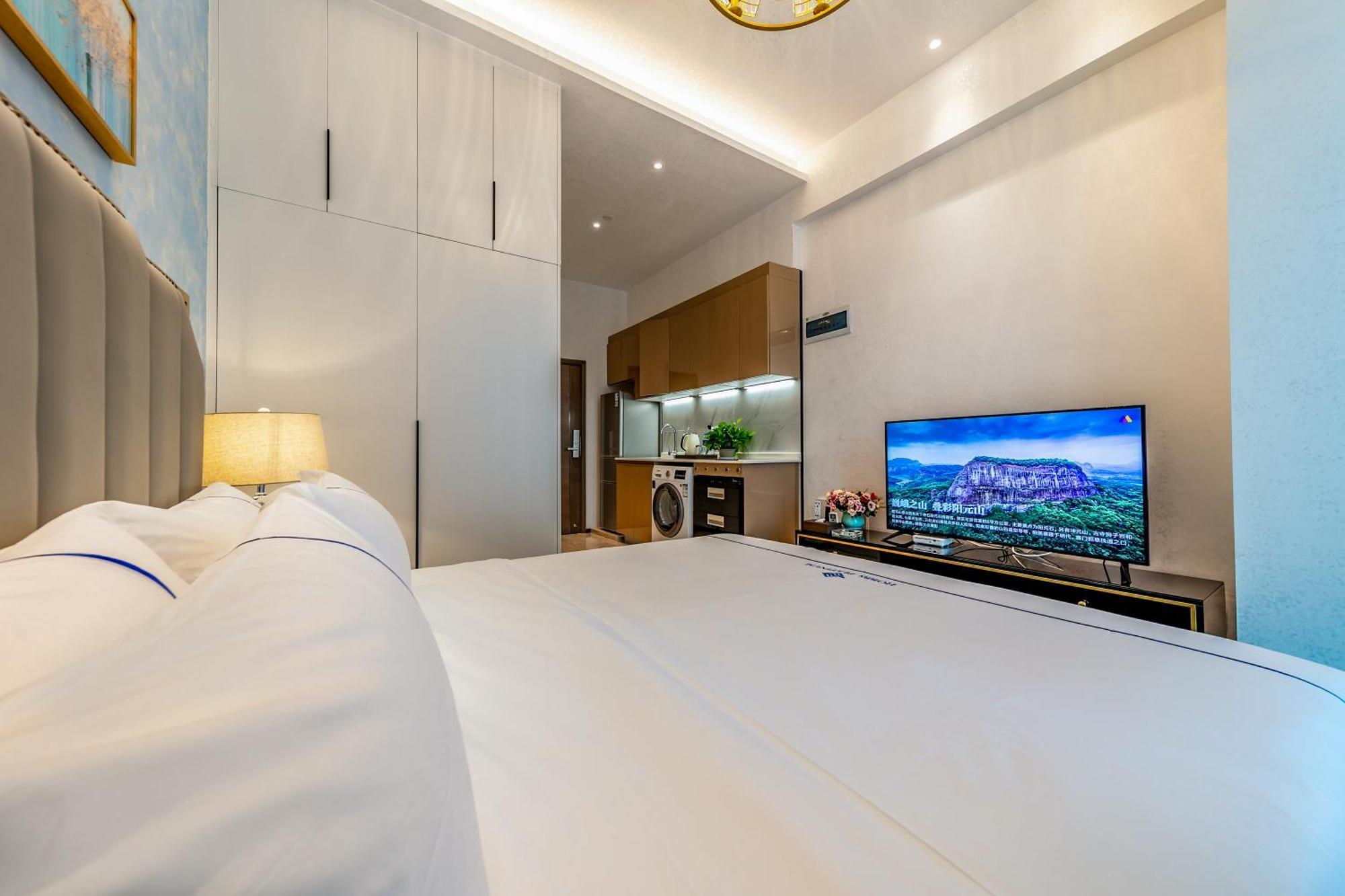 Boruisi Plaza Residence Apartment - Shenzhen Futian Convention & Exhibition Center Экстерьер фото
