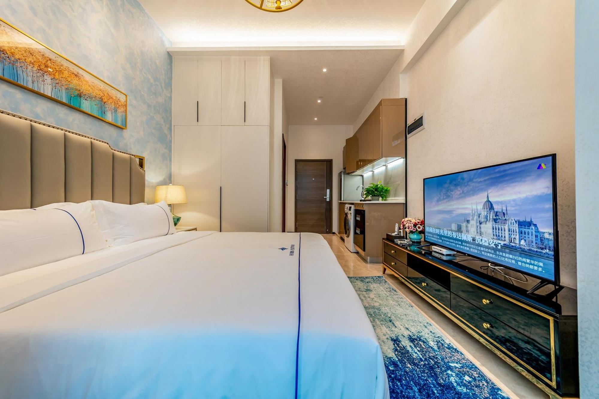Boruisi Plaza Residence Apartment - Shenzhen Futian Convention & Exhibition Center Экстерьер фото