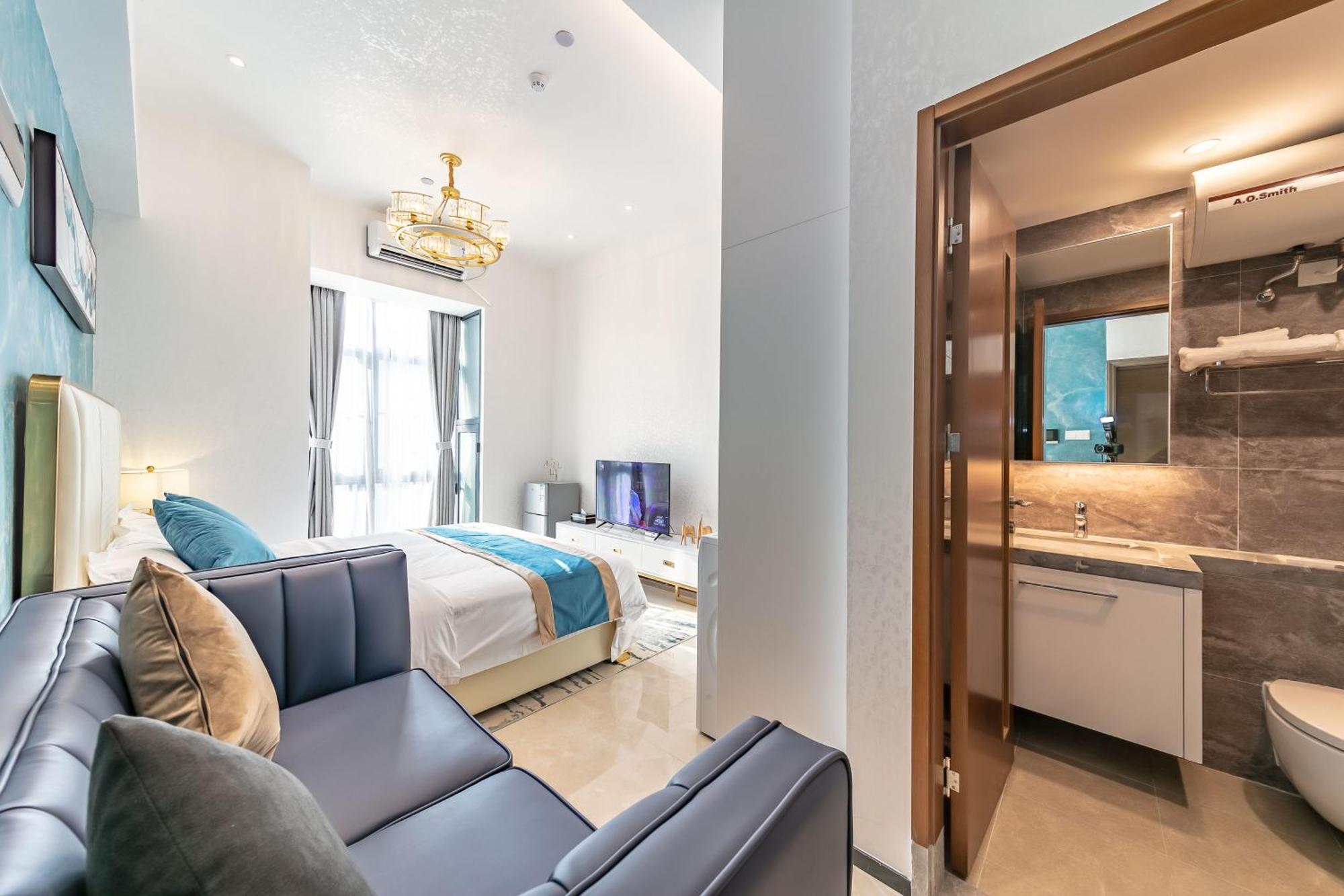 Boruisi Plaza Residence Apartment - Shenzhen Futian Convention & Exhibition Center Экстерьер фото