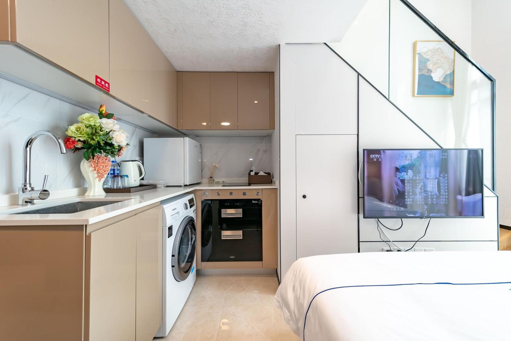 Boruisi Plaza Residence Apartment - Shenzhen Futian Convention & Exhibition Center Экстерьер фото